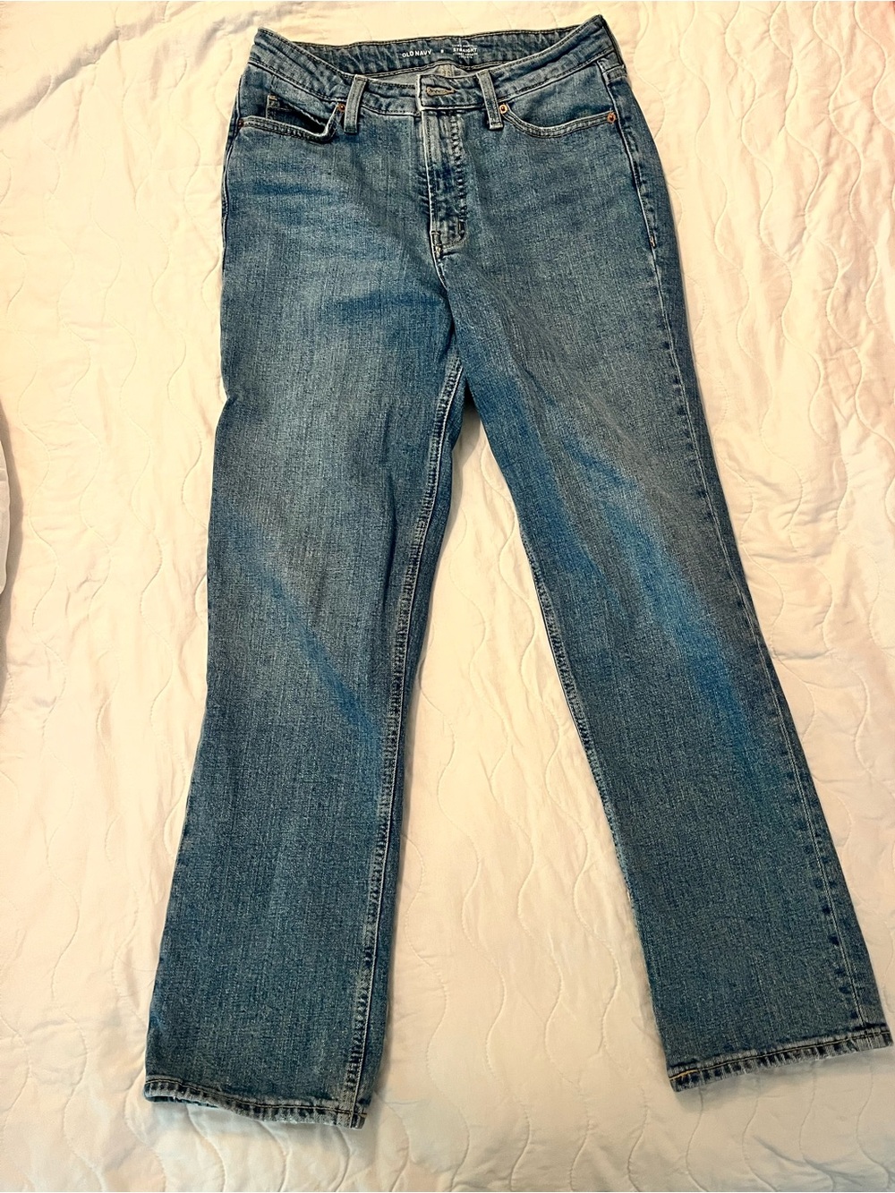 Extra High-Waisted Straight Jeans